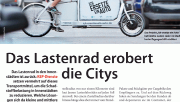 Das Lastenrad erobert die Citys