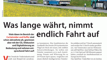 Was lange währt, nimmt endlich Fahrt auf