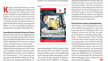 Dobrindt will den Lang-Lkw - europaweit