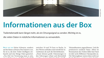 Informationen aus der Box