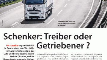 Schenker: Treiber oder Getriebener ?