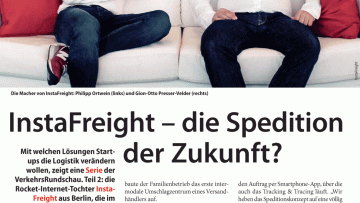 InstaFreight - die Spedition der Zukunft?