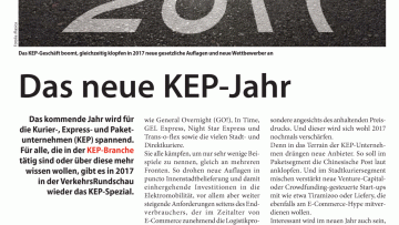 Das neue KEP-Jahr