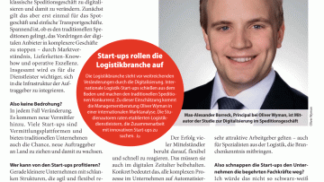 Müssen sich Speditionen vor Start-ups fürchten?