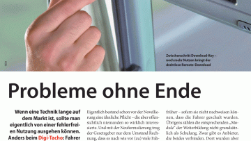 Probleme ohne Ende