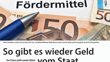 So gibt es wieder Geld vom Staat