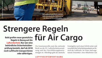 Strengere Regeln für Air Cargo