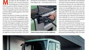 MAN steht unter Strom