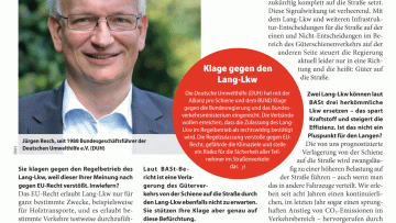 Warum wollen Sie den Lang-Lkw stoppen?