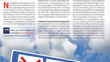 Schluss mit Schlafen in der Lkw-Kabine