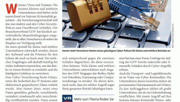 Versicherung gegen Cyber-Kriminelle
