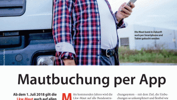 Mautbuchung per App