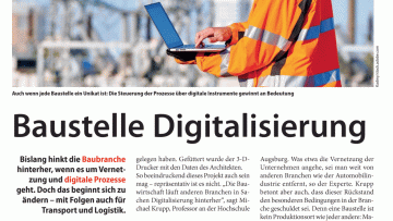 Baustelle Digitalisierung