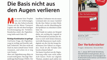 Digitale und reale Prozesse: Editorial: Die Basis nicht aus den Augen verlieren