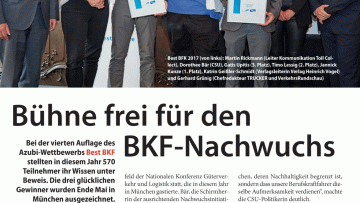 Bühne frei für den BKF-Nachwuchs