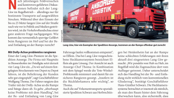 Ganz normaler Speditionsalltag