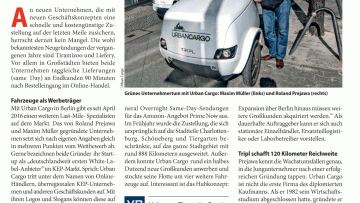 Ein Kurier der anderen Art