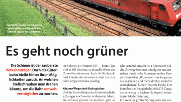 Es geht noch grüner