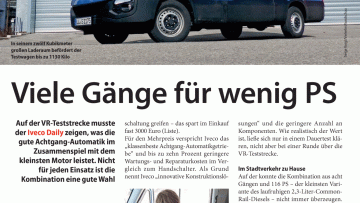 Viele Gänge für wenig PS