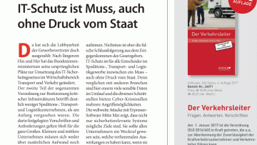 IT-Sicherheitsgesetz: Editorial: IT-Schutz ist Muss, auch ohne Druck vom Staat