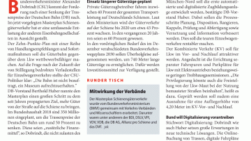 Masterplan Schienengüterverkehr liegt vor