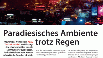 Paradiesisches Ambiente trotz Regen