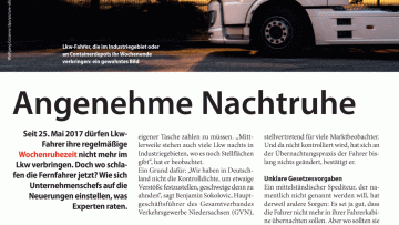 Angenehme Nachtruhe