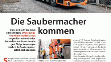 Die Saubermacher kommen