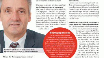 Interview der Woche: Brauchen wir eine Person wie Donald Trump?