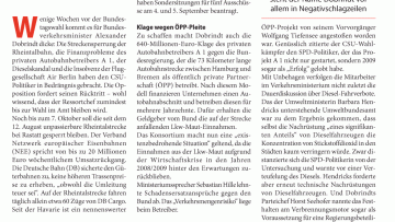Dobrindt in Bedrängnis