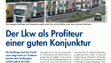 Der Lkw als Profiteur einer guten Konjunktur