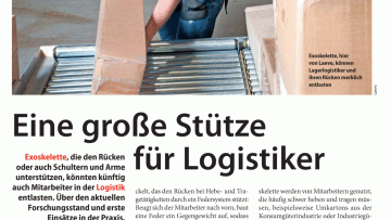 Eine große Stütze für Logistiker