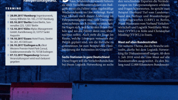Experten erklären Maut und Ruhezeit
