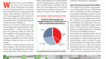 Lagerkonzepte für die City-Logistik