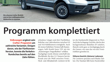 Programm komplettiert