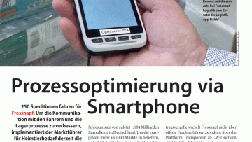 Prozessoptimierung via Smartphone