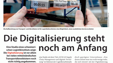 Die Digitalisierung steht noch am Anfang