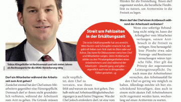 Während der Arbeit zum Arzt - erlaubt oder verboten?