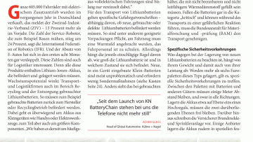 Ein Markt unter Strom