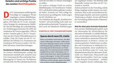 EU schlägt Maßnahmen für sauberen Verkehr vor