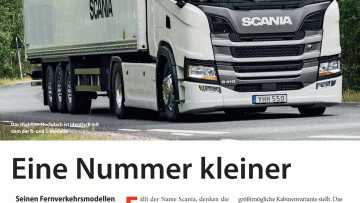 Eine Nummer kleiner