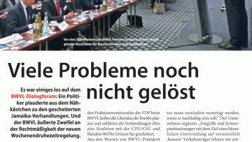 Viele Probleme noch nicht gelöst