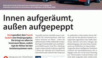Innen aufgeräumt, außen aufgepeppt