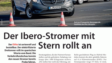 Der Ibero-Stromer mit Stern rollt an