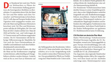 EU-Mautpläne stoßen auf geteiltes Echo