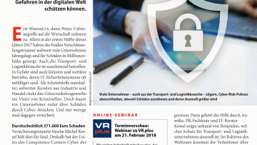 Schunck informiert über Cyber-Risk-Versicherung