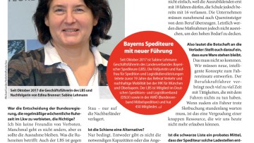 Ist der Druck für die Verlader noch nicht groß genug?