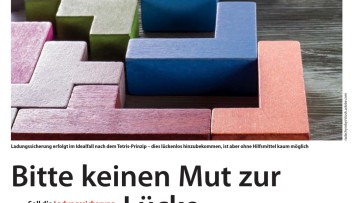 Bitte keinen Mut zur Lücke