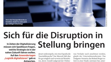 Sich für die Disruption in Stellung bringen
