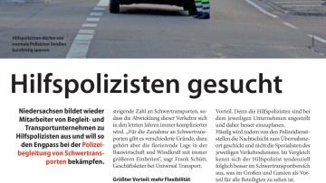 Hilfspolizisten gesucht